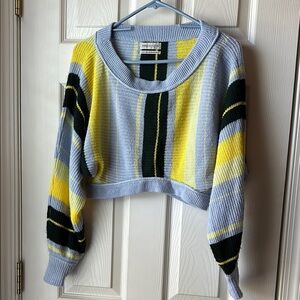 Striped Multicolor Sweater urban outfitters